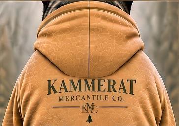 Concept: back of hoodie with Kammerat print